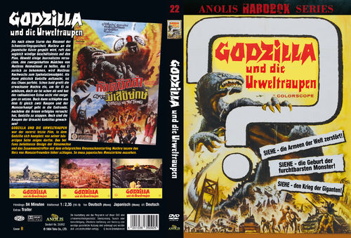 Godzilla und die Urweltraupen  Cover B